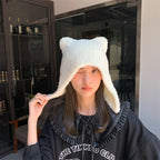 Warm Cat Ears Pullover Hat for Women