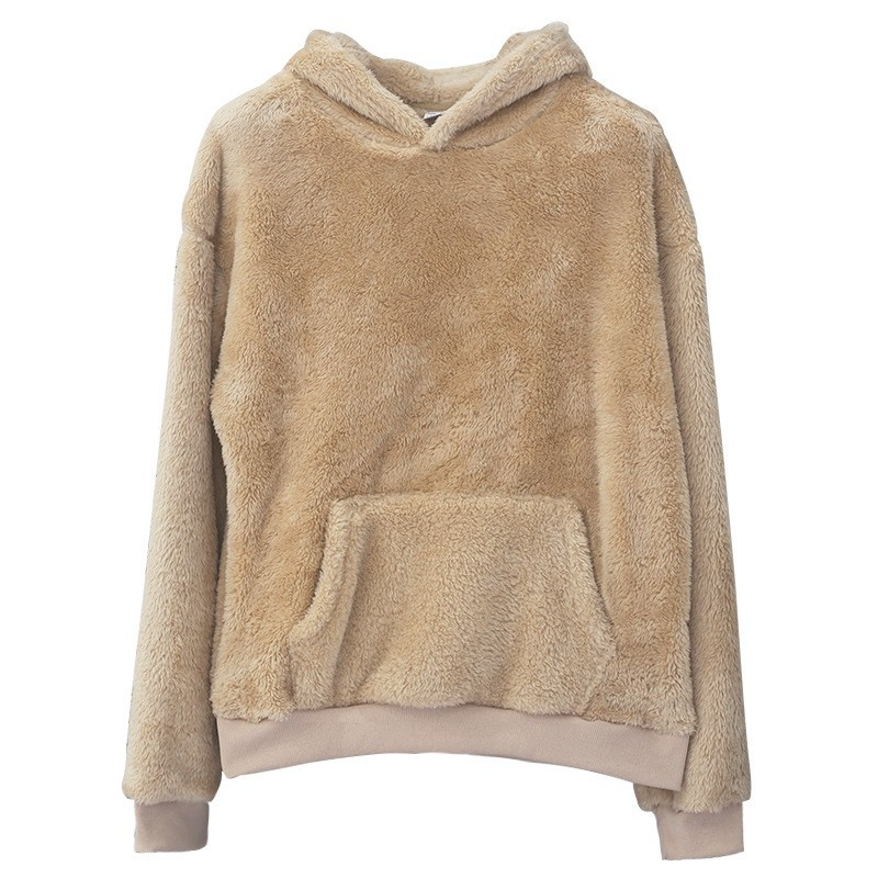 Double-sided Velvet Youth Hooded Sweater