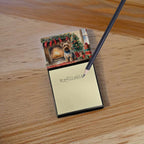 Silky Terrier Cozy Christmas Sticky Note Holder