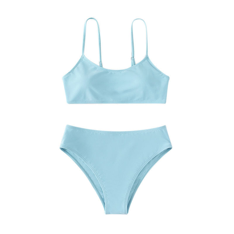 2024 New Girls' Colorful Two-Piece Swimwear Collection