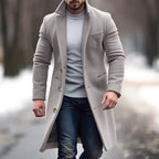Korean Style Loose Mid-Length Casual Windbreaker Jacket