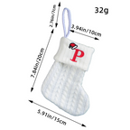 English Letter Christmas Socks