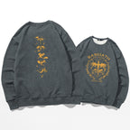 Gold Dragon Fourth Wing Basgiath Sweatshirt | Streetwear