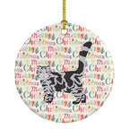 Foldex Exotic Fold #1 Cat Christmas Ceramic Ornament