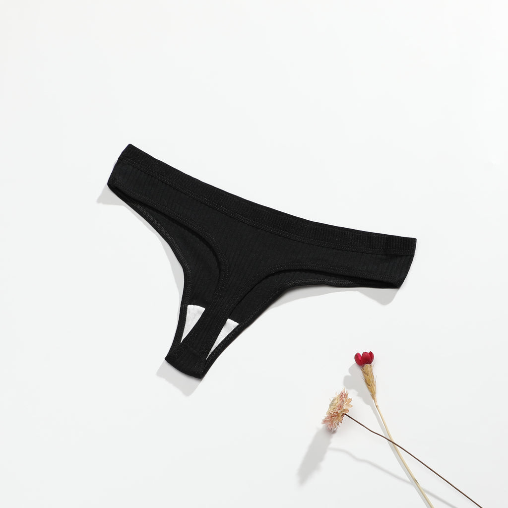 Cotton Sexy Low-Rise Women's Thong Underwear
