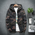 Autumn Hip Hop Jacket for Men and Women with Camouflage