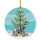 Foldex Exotic Fold Cat Christmas Ceramic Ornament