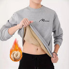 Wool Loose Round Neck Sweatshirt | Streetwear