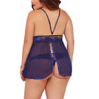 Plus Size Women's Lingerie and Sleepwear Set