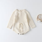Children's Knitting Wool Triangle Bodysuit