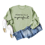 Perfectly Imperfect Women's Long Sleeve Round Neck Sweater