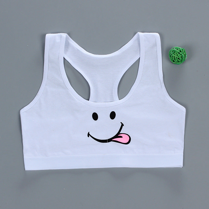 Girls' Cotton Double Layer Training Bra