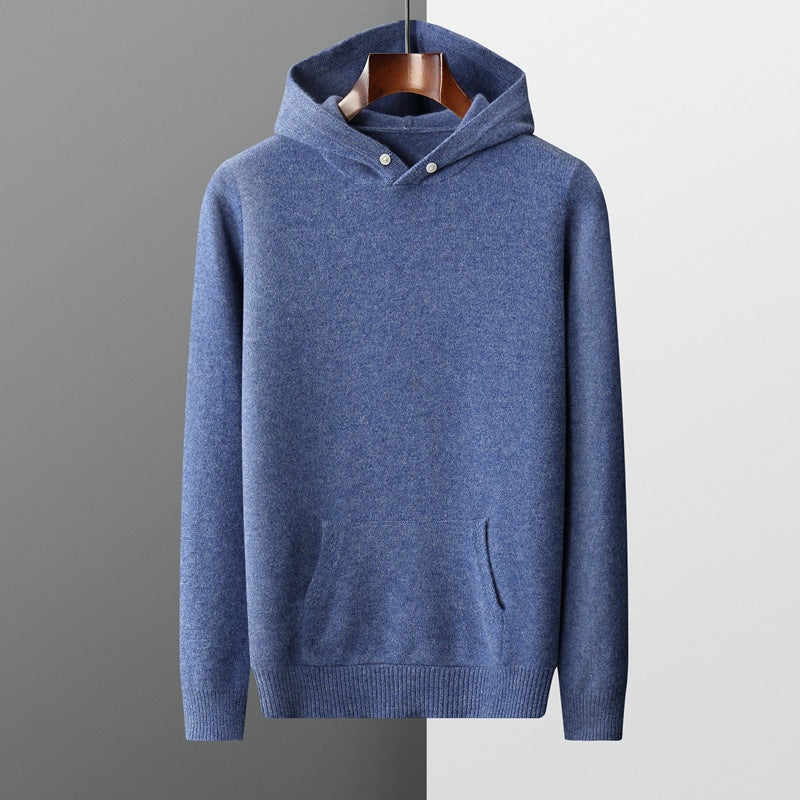 Men's Casual Knitted Hoodie for Fashionable Style | Streetwear