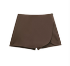 Women's High Waist Asymmetric Shorts