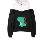 Off-the-Shoulder Hoodie for Women - Stylish and Trendy | Streetwear