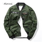 Men's Solid Color Slim Fit Pilot Jacket