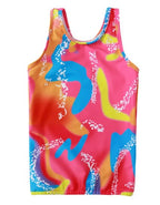 Kids' Abstract Print Swim Top and Shorts Set