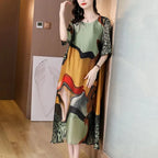 Plus Size Printed Dress for Women - Summer 2022 Style
