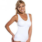 Long Layered Tank Top with Chest Padding