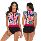 Women's Sleeveless One-Piece Surfing Swimsuit 7703