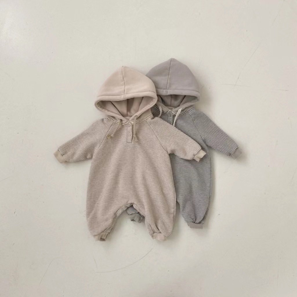 Hooded Long Sleeve Bodysuit for Baby Fashion