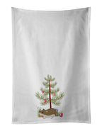 Chinese Hamster Merry Christmas Kitchen Towel Set of 2