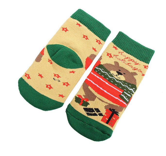 Kids' Christmas Thick Cotton Cartoon Baby Socks
