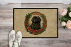 Newfoundland Christmas Flowers Doormat