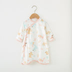 Baby Cotton Long Sleeve Romper for Summer Sleepwear