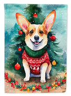 Corgi Christmas Garden Flag