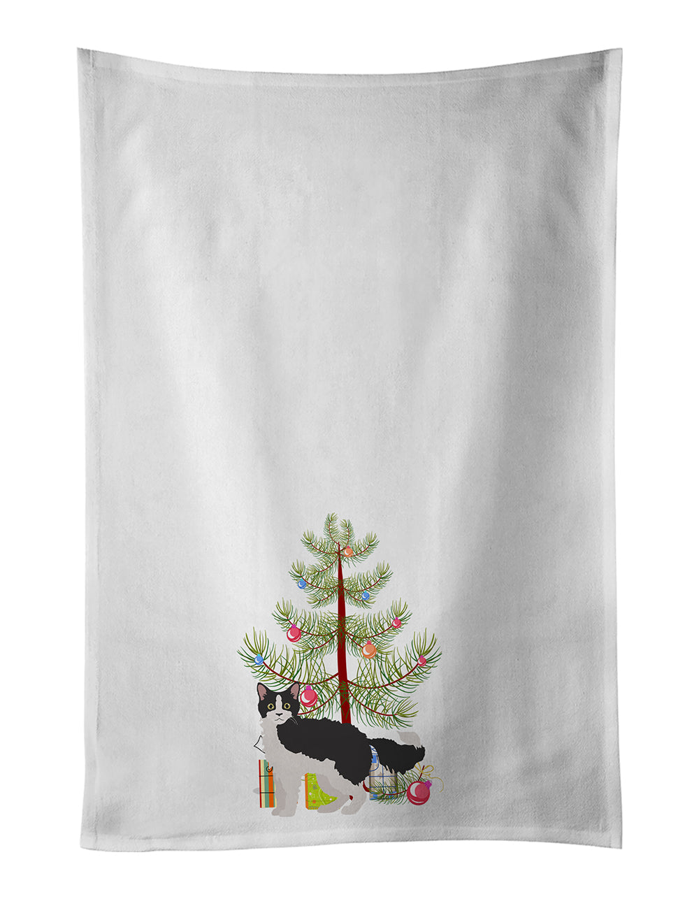 La Perm Cat Christmas Kitchen Towel Set of 2