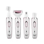 4-in-1 Electric Women's Epilator for Face, Body, Bikini & Armpit with USB Charging