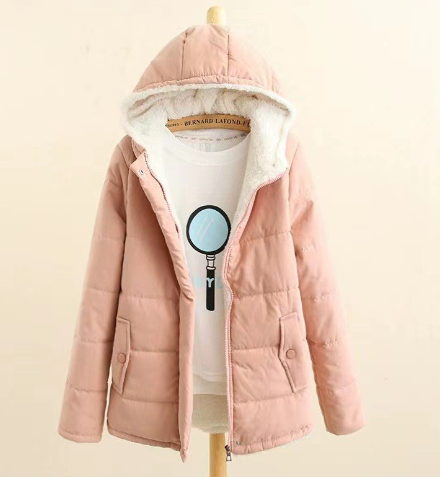 Women's Fleece Parka Dublin - Korean Style Winter Coat