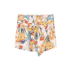 Chain-Strap Halter Crop Top with Kanji Embroidery