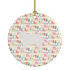 Poodle Cat #2 Cat Christmas Ceramic Ornament