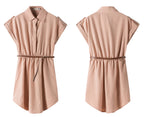 LIVA Chiffon Shirt Dress - Style 1141