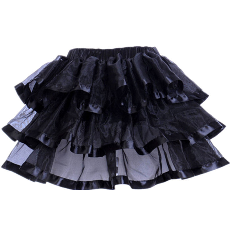 3606# Women's Uniform Corset with Skirt Set