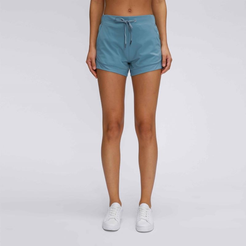Women's High Waist Breathable Stretch Athletic Shorts
