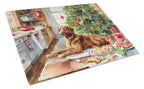 Chesapeake Bay Retriever Christmas Cookies Glass Cutting Board