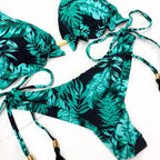 2022 Sexy Printed Fringe Bikini Swimwear for Women