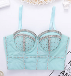 Beaded Shaping Corset Tube Top