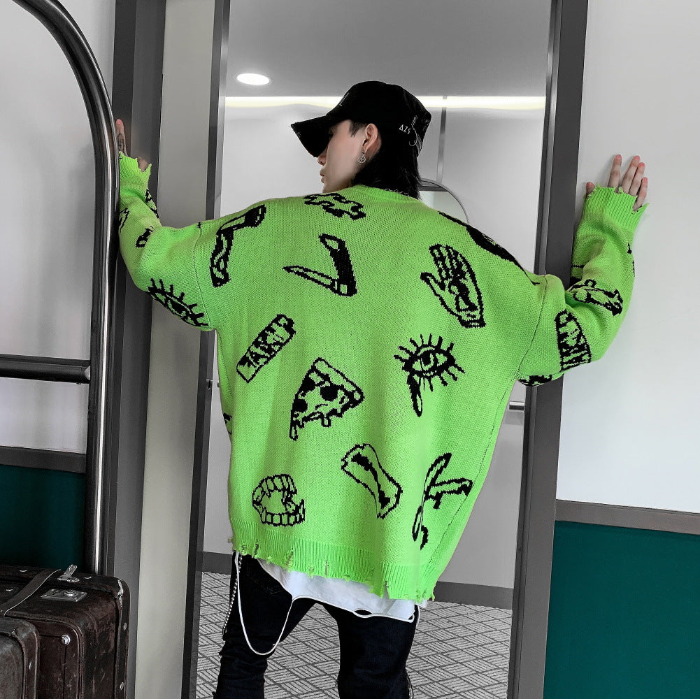 Street Tide Women's Loose Long Sleeve Pullover | Streetwear