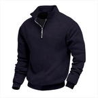 Men's Loose-Fit Zip-Up Pullover