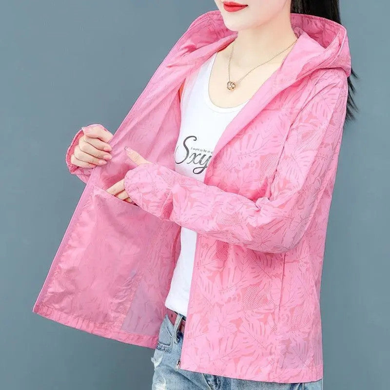 Women's Waterproof Spring Hiking Jacket for Outdoor Activities