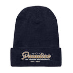 Premium Paradise Waffle Beanie | Embroidered Cap