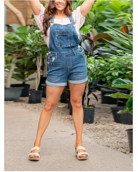 Urban Gemak Denim Pullover Shorts for Women (Single Piece)