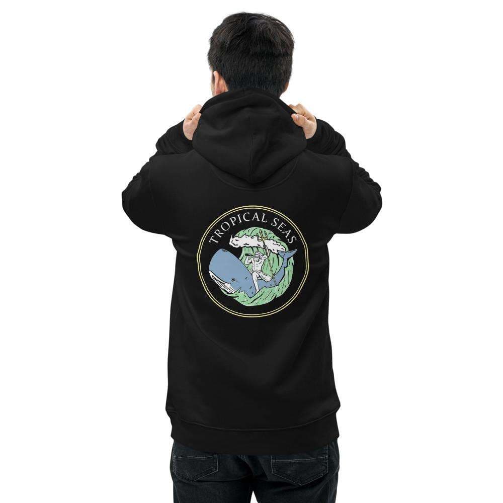 Neptune’s Whale Ride Unisex essential eco hoodie | Streetwear