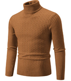 Men's High Collar Pullover Sweater | Streetwear