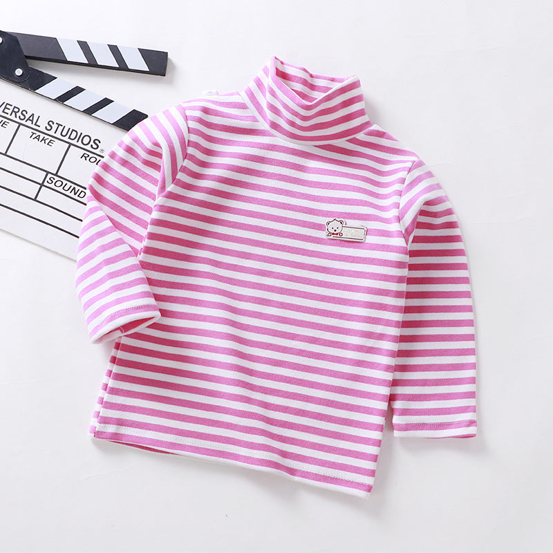Half High Collar Kids' Base Layer Shirt