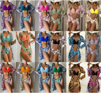 2023 Tian Sheng Women's 3-Piece Bikini Set with Cover-up